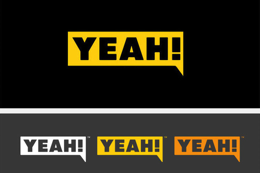 在线电影网站“YEAH!”新标志